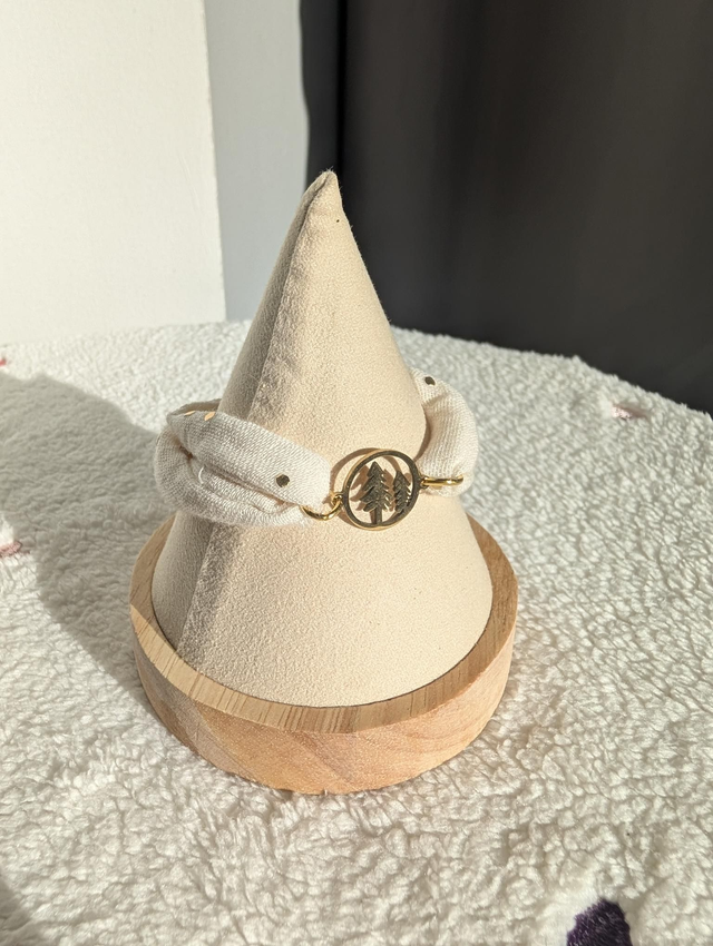 Bracelet forêt crème 