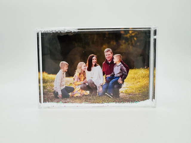 SnowBlox - Photo Frame with foil engraved front