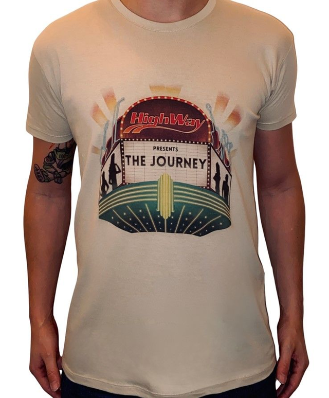 T-shirt Beige The Journey