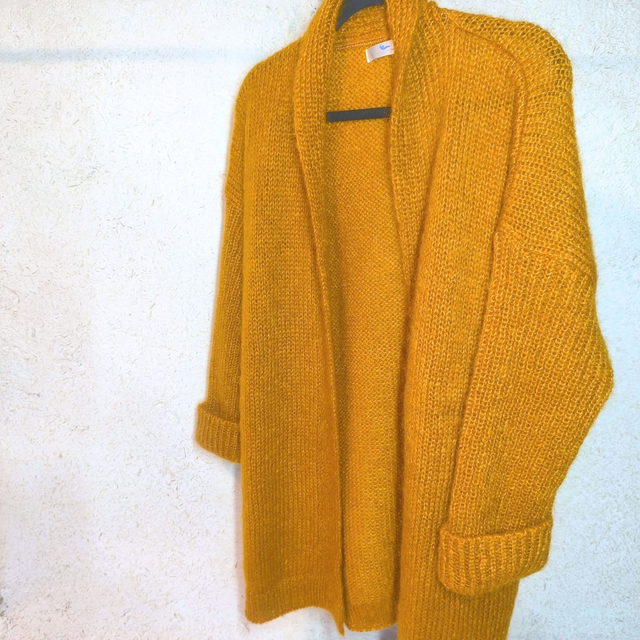 Veste Oversize Mohair et Soie