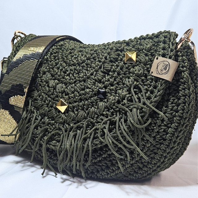 Sac bandoulière Roxane kaki