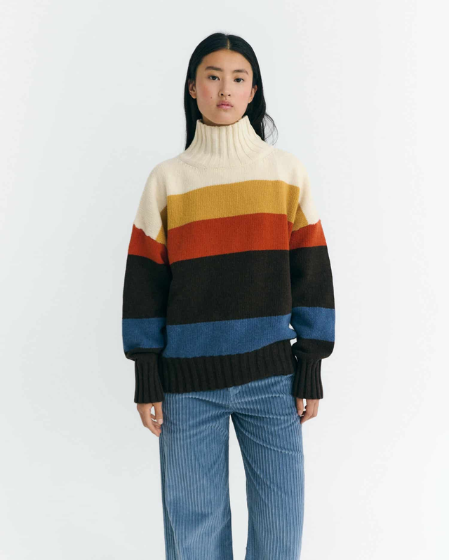 THINKING MU STRIPES IMOGEN KNITTED