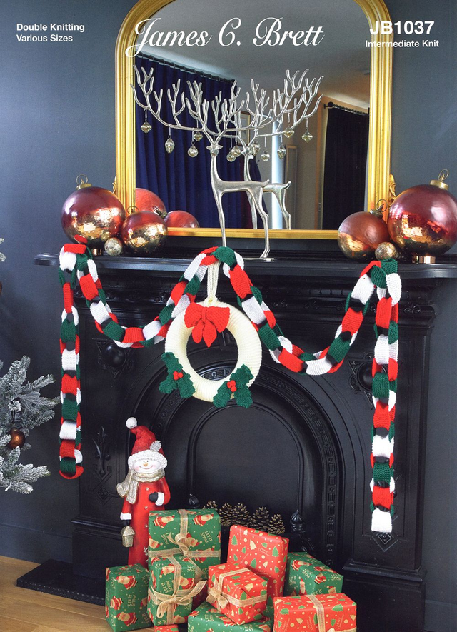 JB1037 Wreath and Paperchains Pattern 
