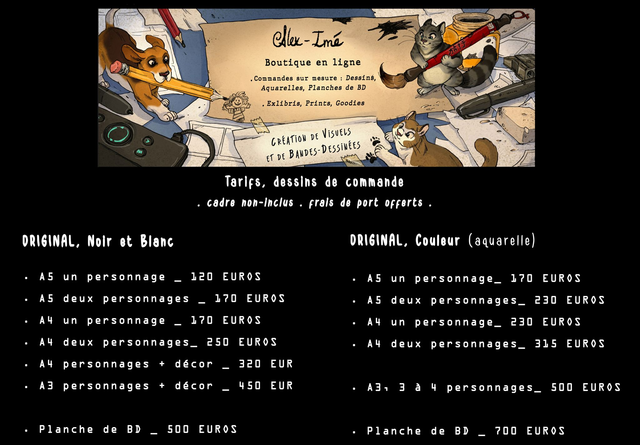 Commande d&#039;illustration _ Originaux