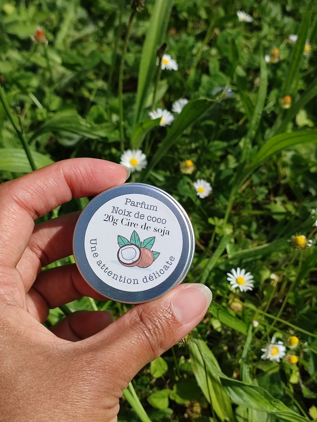 Bougie parfumée noix de coco