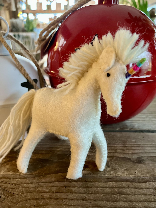 Felt Unicorn Hanging Decoration