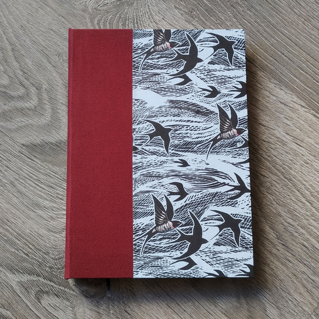 Livre vierge "Hirondelles"