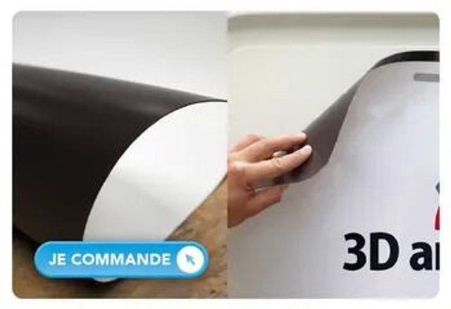 magnétique+décoration adhésive