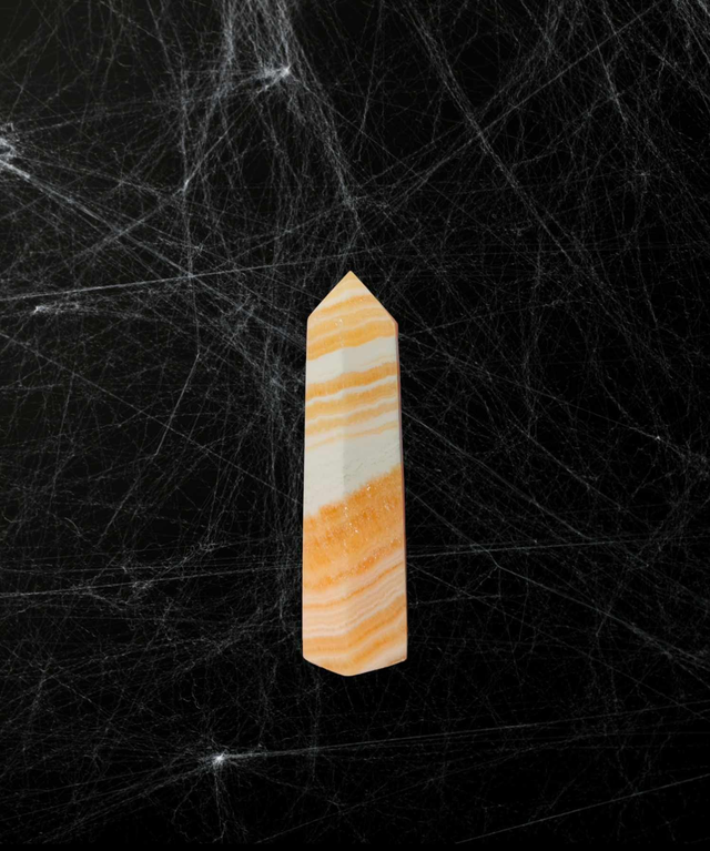 Point Calcite miel