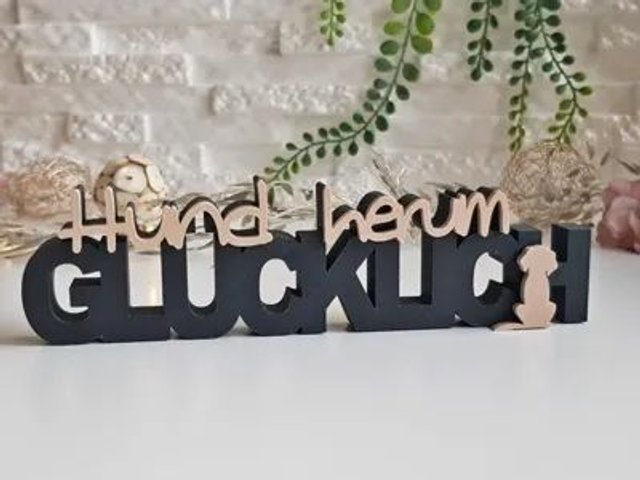 Aufsteller Hundumglücklich