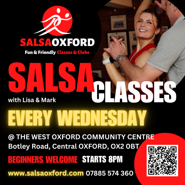 4th February Wednesday Salsa Classes in Oxford