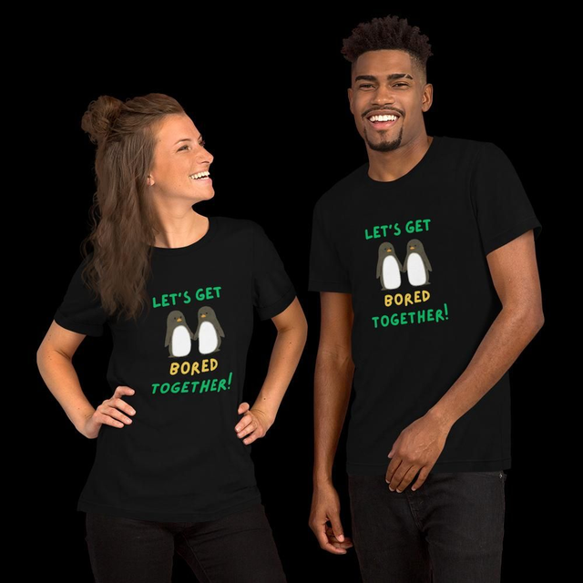 Cute Penguins slogan T-shirt 