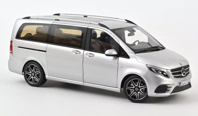 Mercedes Benz V-Class AMG Line 2018 silber Norev 1:18