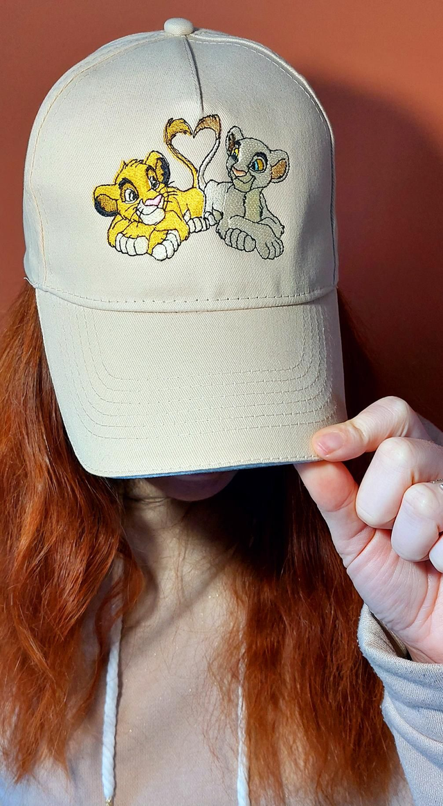 Casquette brodée Simba &amp; Nala