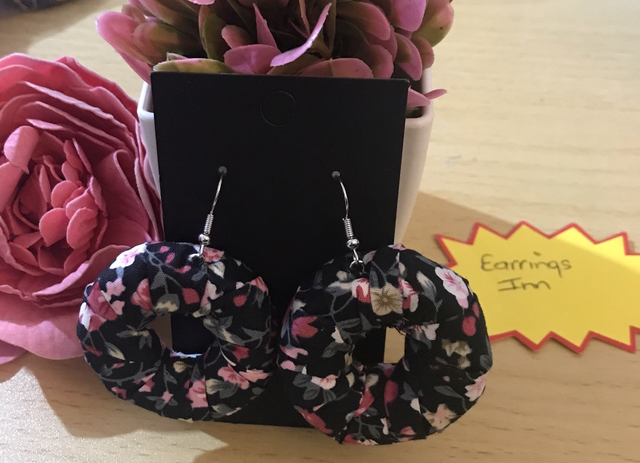 Mixed Dangling Fabric Earrings-MFE14