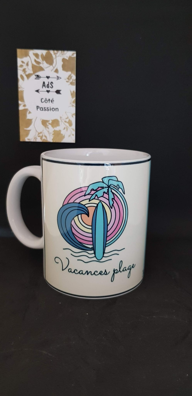 Mug - Vacances plage et détente (13h)