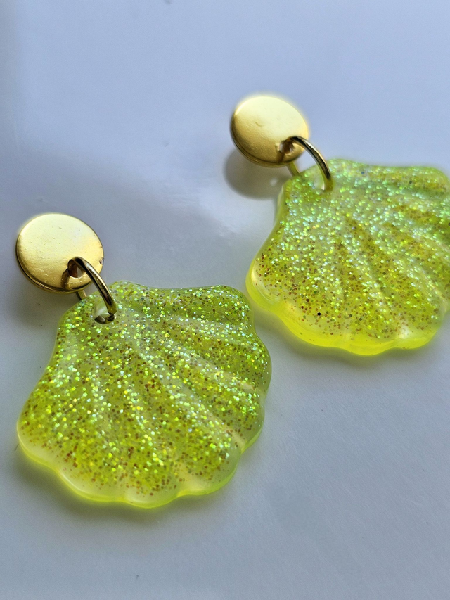 BB JACKIE JAUNE FLUO PAILLETTE A MATCHER 