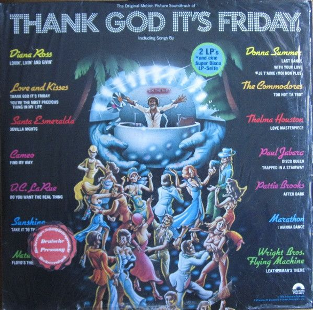 Various ‎– Thank God It's Friday (The Original Motion Picture Soundtrack) LP