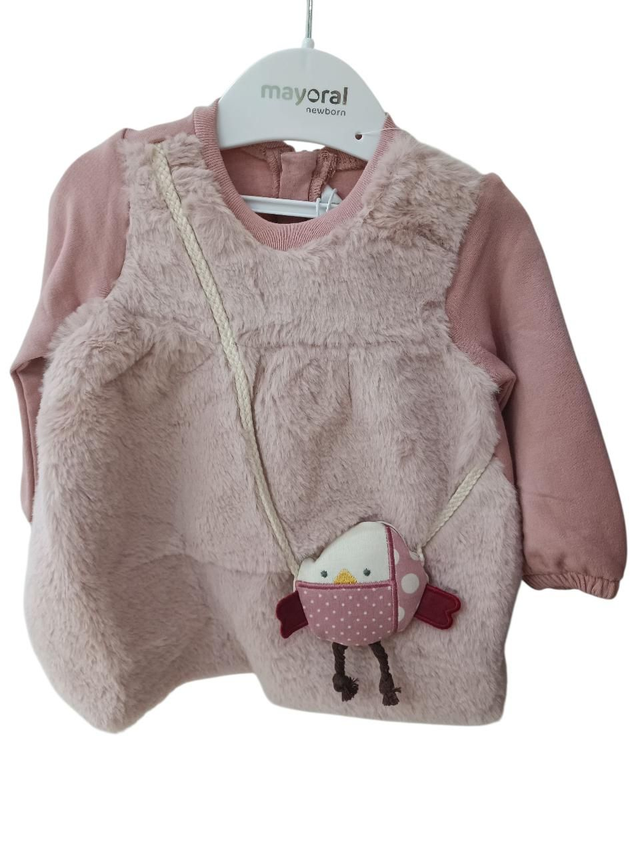 Robe en fourrure+bandeau