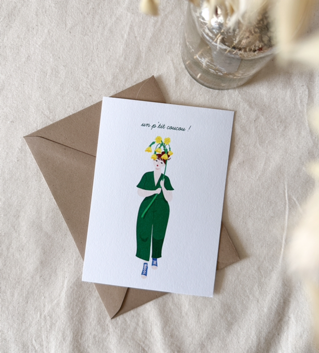Carte Un p’tit coucou