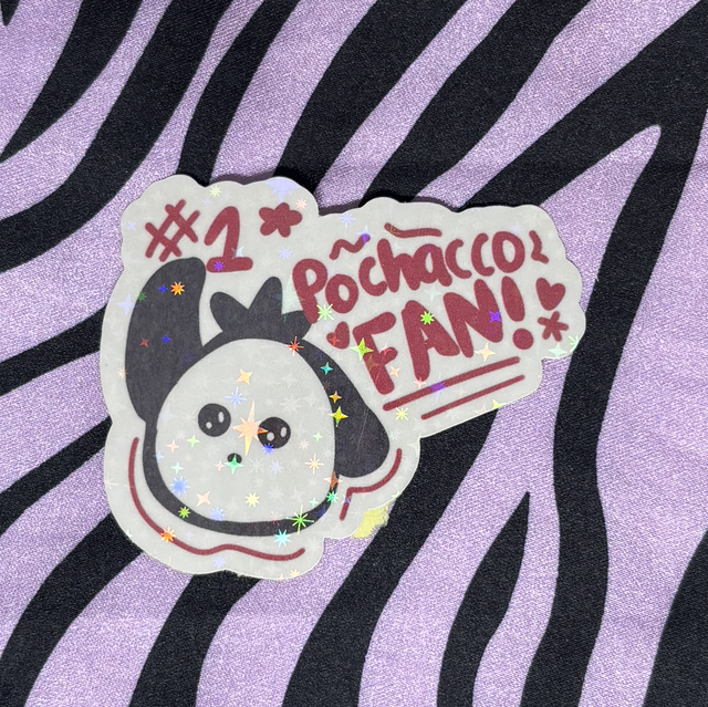 #1 pochacco fan sticker 