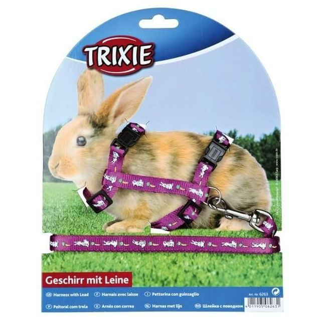 Harnais lapin (bébé) avec laisse