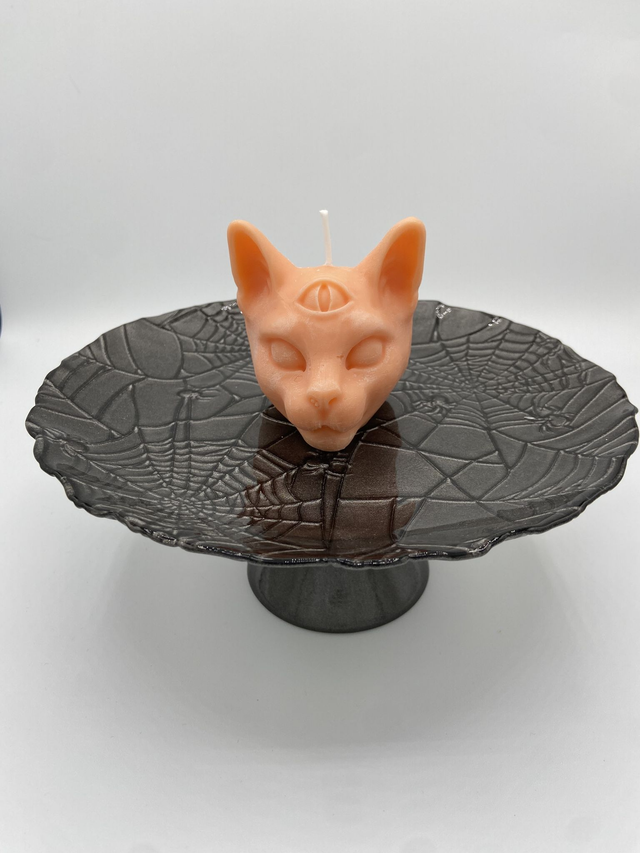 Bougie chat 3 yeux 🖤