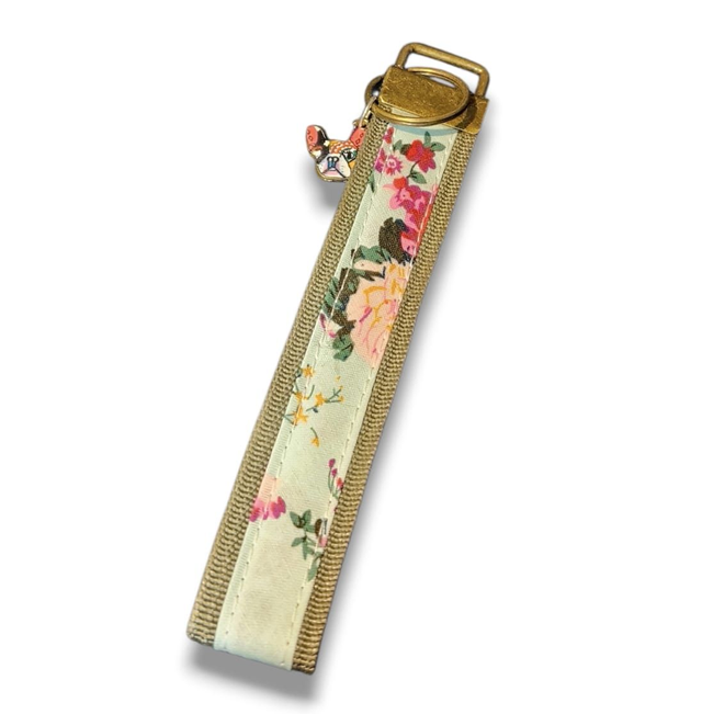 Porte clé en sangle et tissu