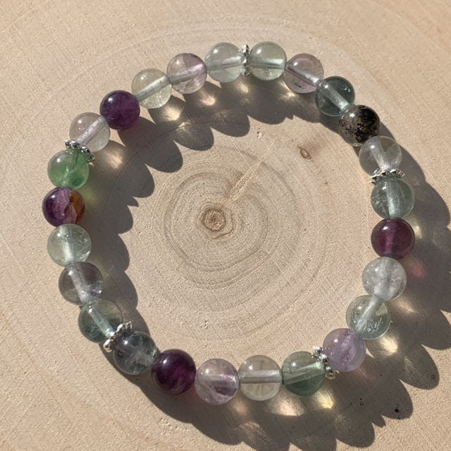 Bracelet Fluorine Arc en ciel 