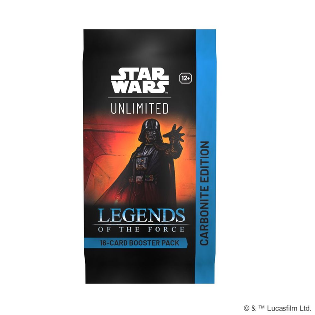 Fantasy Flight Games SWU Booster Pack Carbonite Legends Of The Force