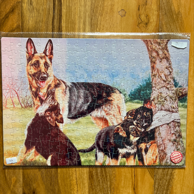 German shepherd limited to 1 A3 200 piece jigsaw