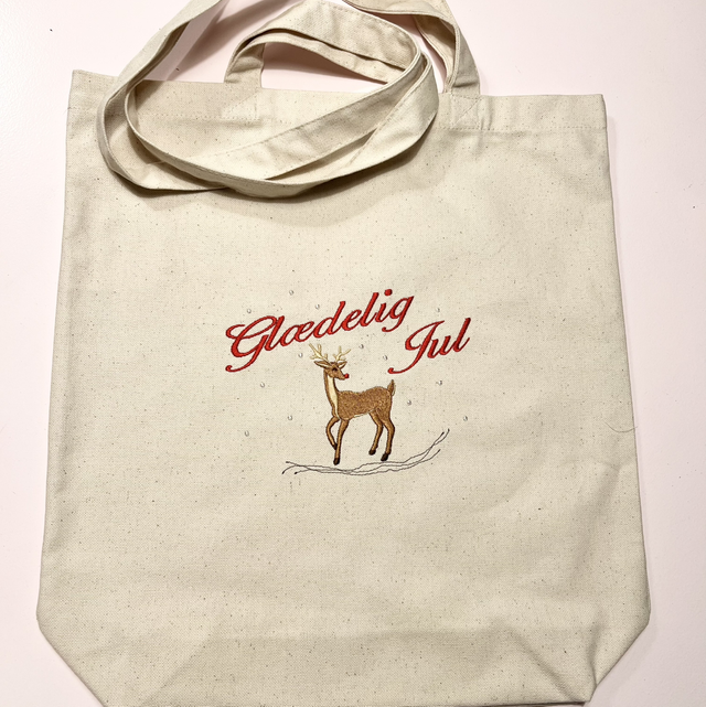 Totebag - Rådyr i sne