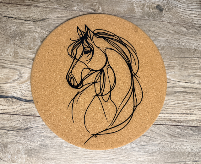 Dessous de table en liège – Gravure laser & design unique