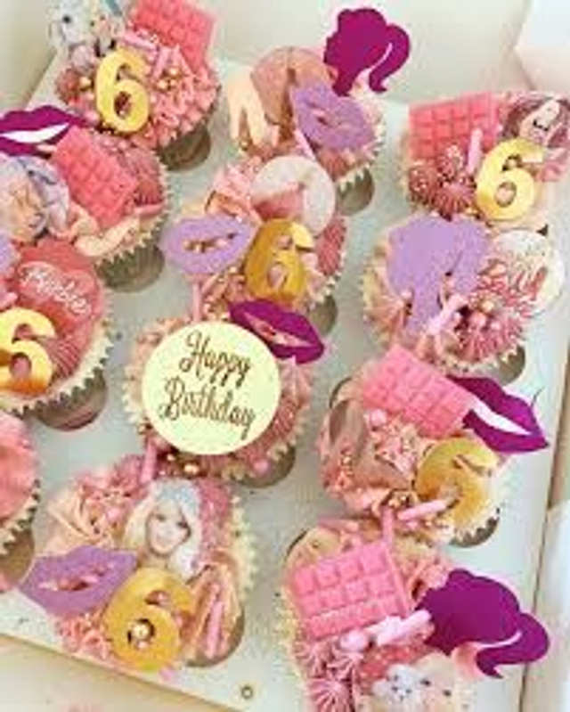 Barbie Cupcakes  
