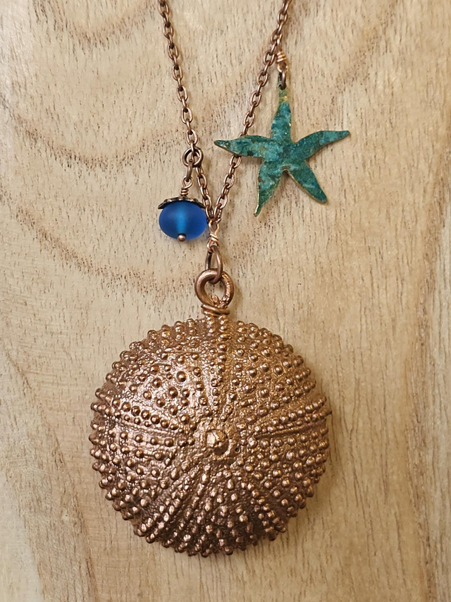 Sautoir oursin et étoile 