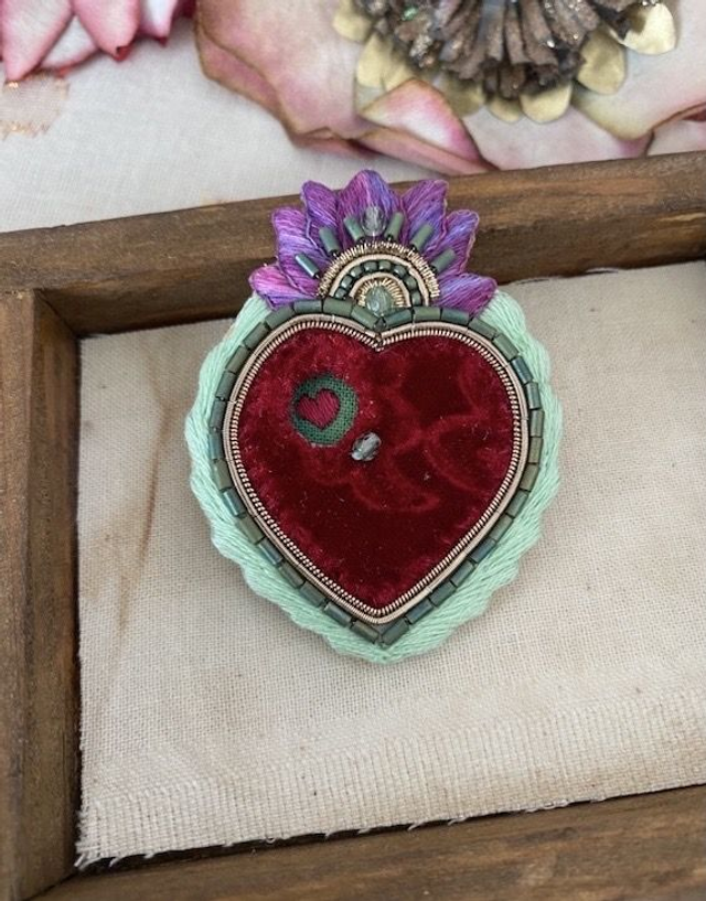 Broche météo intérieure ex voto