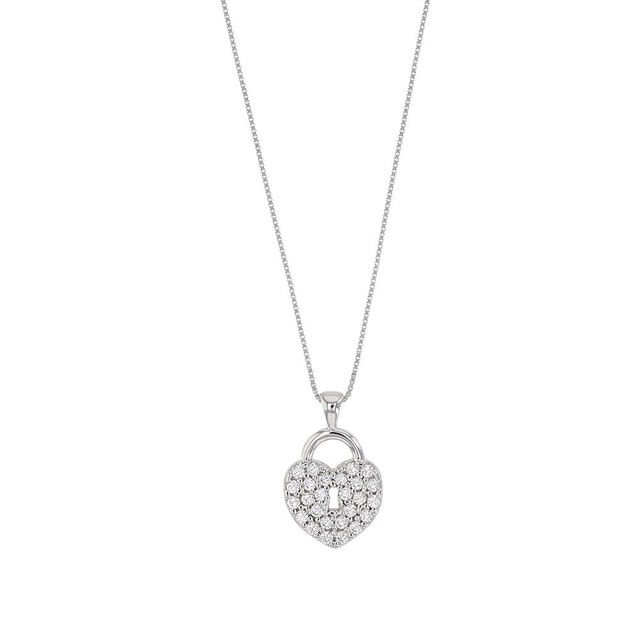 Collier Coeur Cadenas
