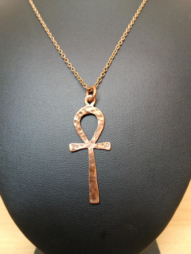 Pendentif cuivre croix de Anhk 