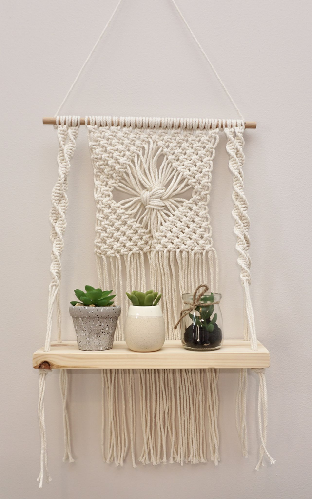Macrame Shelf