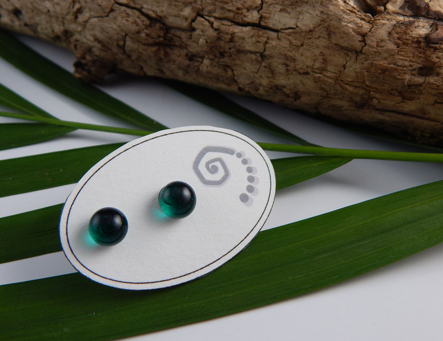 Boucles Puces - Vert Foncé