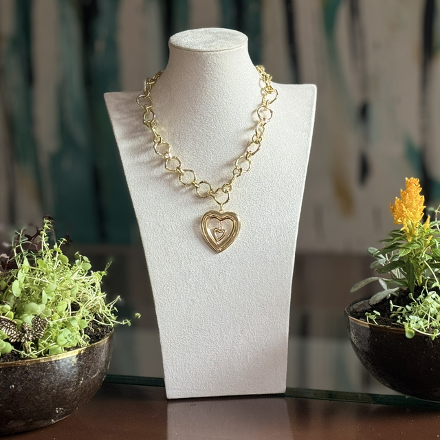 Collar Amor Infinito Corto – Enchape de Oro