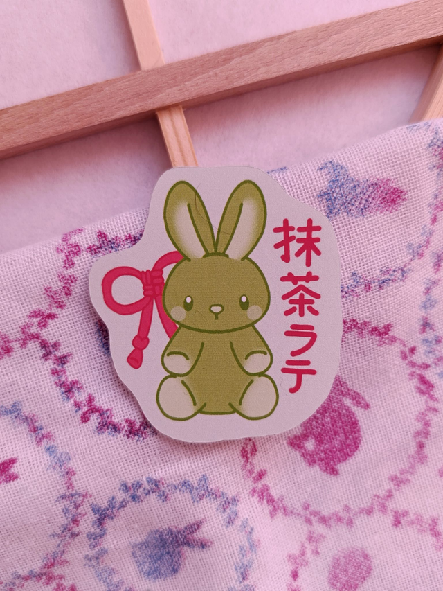 Matcha Tee Hasen Sticker 