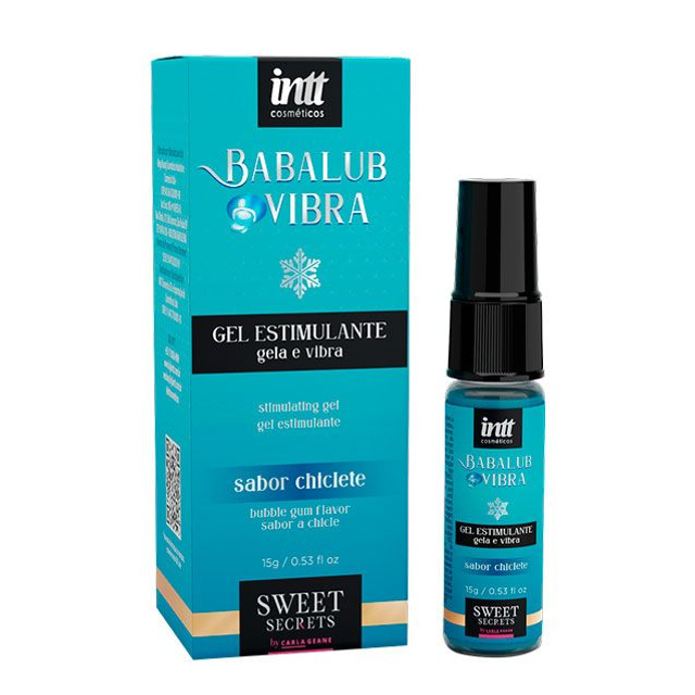Gel Excitante Gela e Vibra Sabor Chiclete