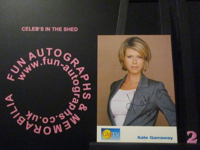 Kate Garraway Authentic Autographed GMTV 6x4 Cast Card (2)