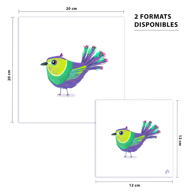 Print Oiseau Excentrique