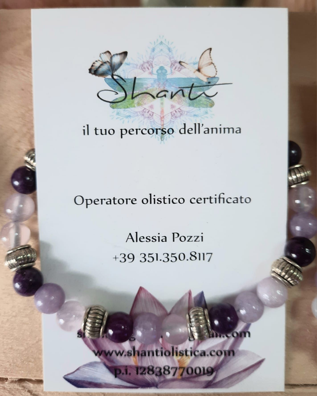 Bracciale donna ametista
