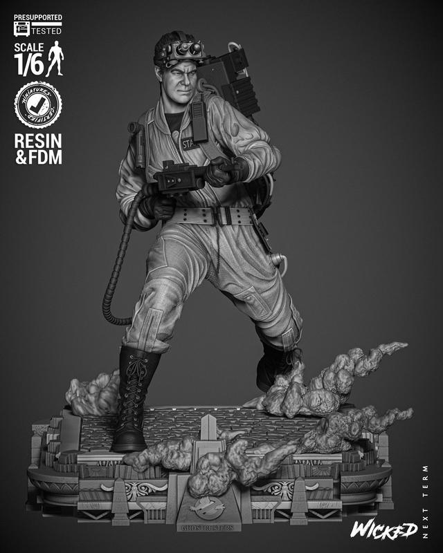 STATUE Dr RAYMOND STANTZ Ghostbusters série movie  