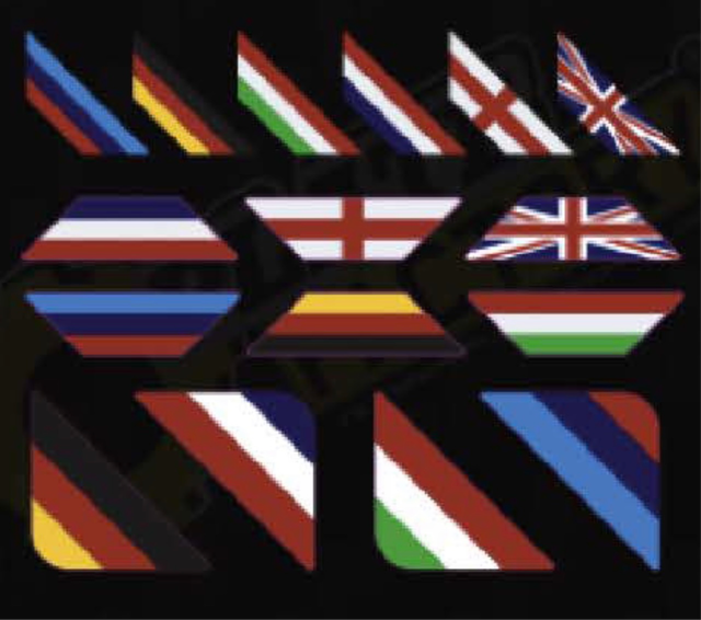 3D Córner Flags (pair)