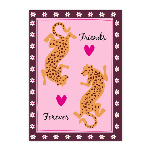 Kaart Sizzy Friends forever