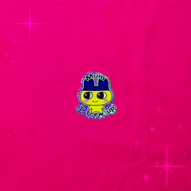 Mametchi 'MUM I FREW UP' Sticker